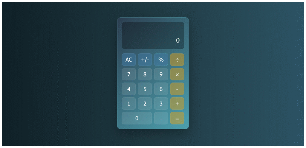 Building a 3D Calculator with React js