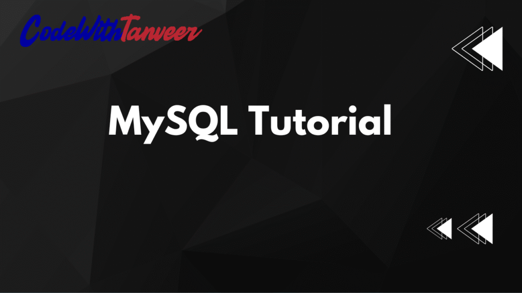 MySQL Tutorial