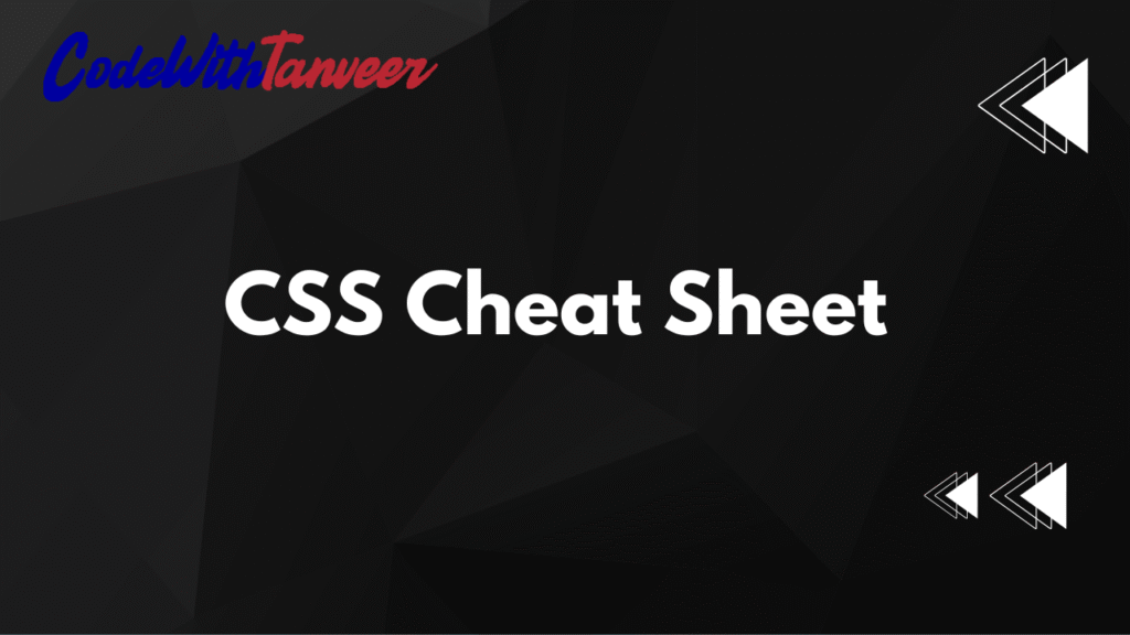 CSS Cheat Sheet