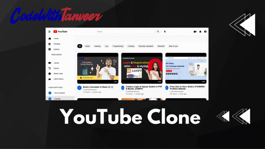 YouTube Clone